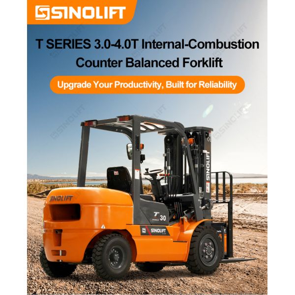 SINOLIFT T1 Series CP(C)D3.0-4.0T Internal-Combustion Counter Balanced Forklift