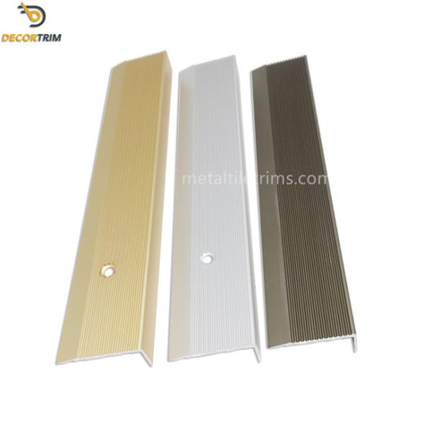 Protective Screw Fix Stair Nosing Tile Trim For Step Edge Decoration