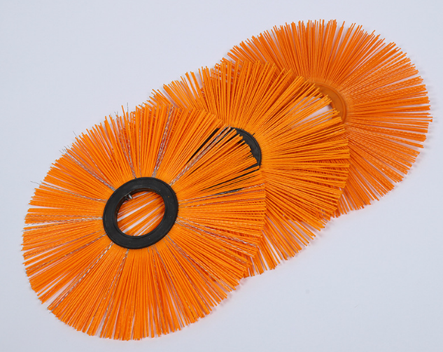 Inner Diameter 80x Outer Diameter 400 Multifunctional Snow Removal Machine Brush Blade For Environmental Sanitation Snow Sweeping Brush Blade For Vehicles
