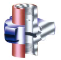 Blue Oil Well Drilling Equipment Equal Shape High Middle Low Pressure Union
