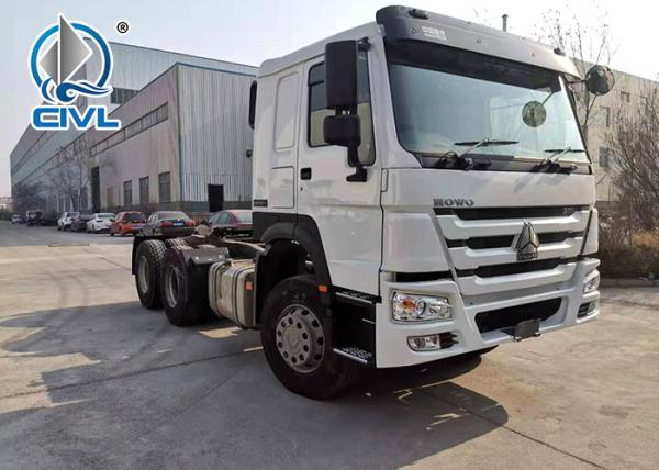 White 371HP Prime Mover Truck for Transport EURO III 6x4 Trucks Color Can Be Selected