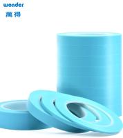 Des rubans adhésifs en PVC bleu d'épaisseur de 0,12 mm