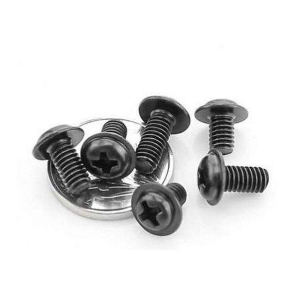 Steel Cross Recessed Phillips Pan Head Machine Screw With Collar