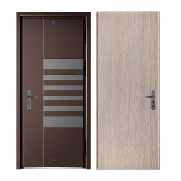 Aluminum Villa Entrance Door 90mm Leaf Thickness Swig left