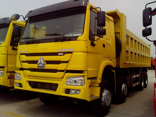 HOWO Heavy Duty Dump Truck 12 Tyres 371 Hp 12 Wheel 8x4 Tipper Truck