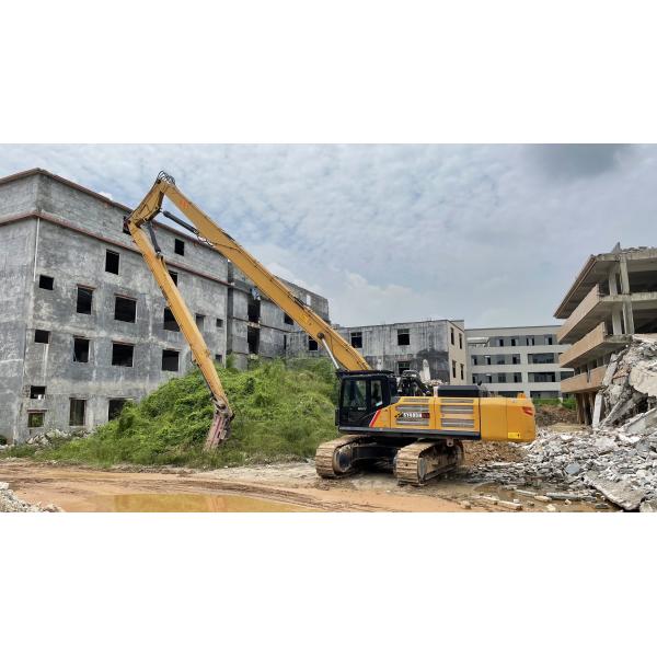 HT Excavator High Reach And Arm Extension Boom For Building Demolition For 25 30 50 60 Ton Excavator