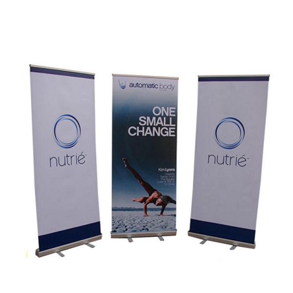 Innovative Advertising Stand Up Banners Convenient To Transport Attractive Easy Carry
