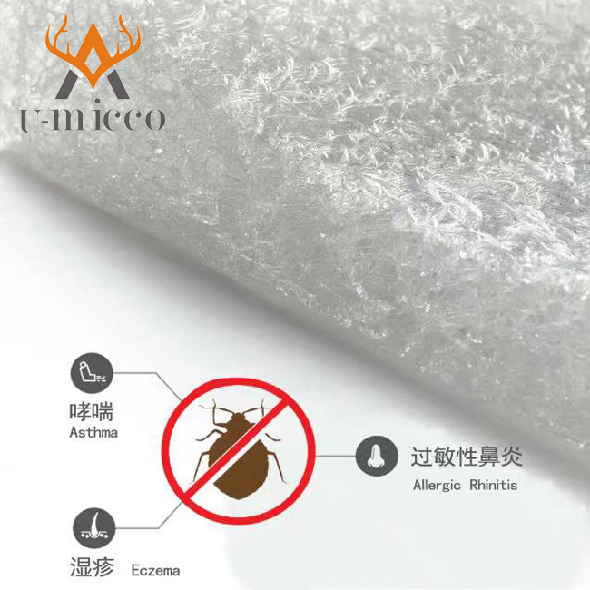 Противобактериологический Breathable король Размер Тюфяк Толст POE волокна воздуха 10cm