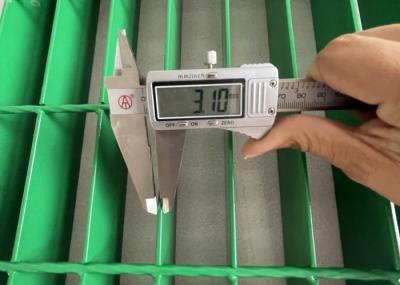 3.1mm Green Powder Coated Steel Grating for Safety Protection