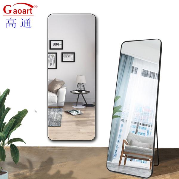 Contemporary Design Style Floor Mirror Oversize Arch Large Full Length for Home Decor
