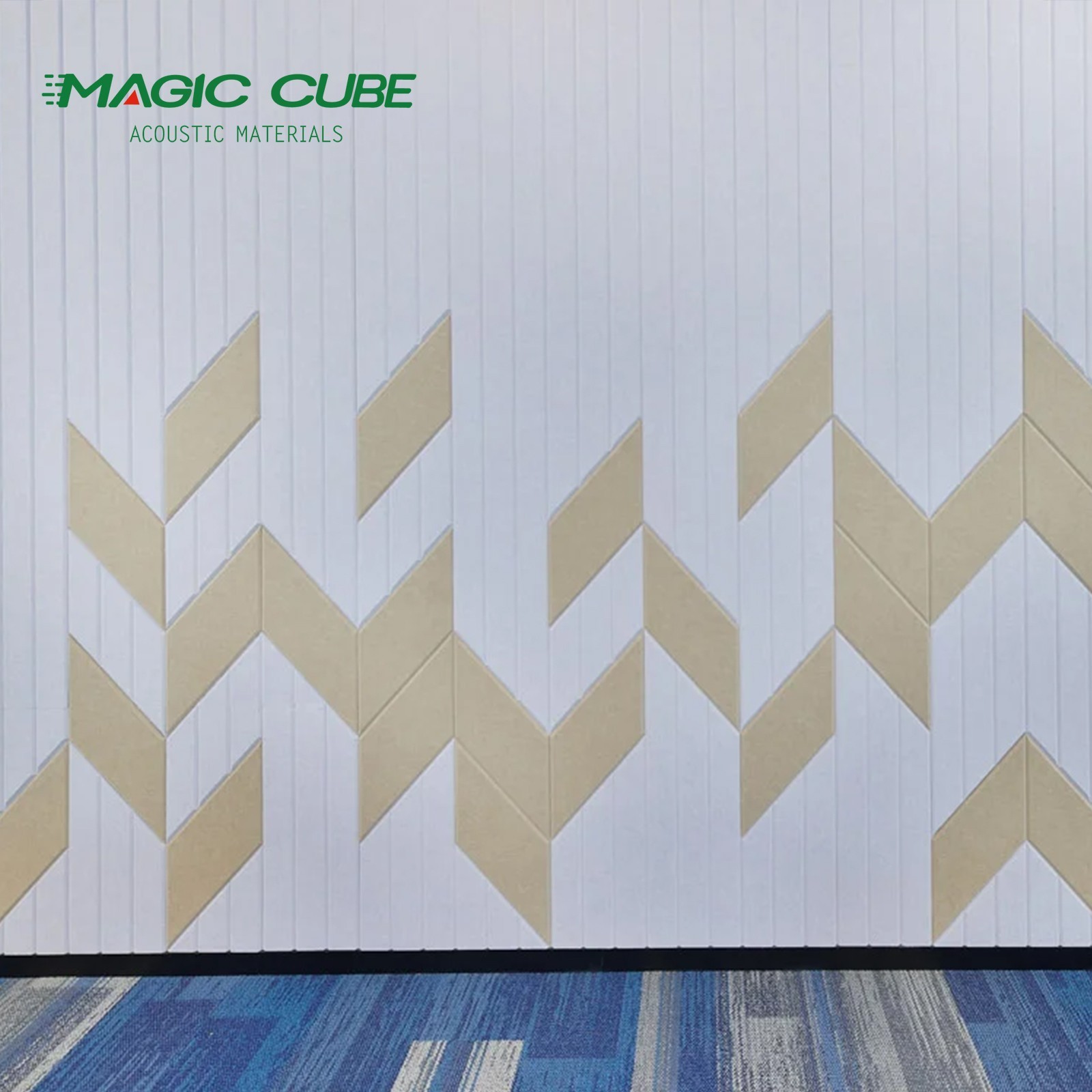 Sound Absorbing Polyester Fiber Acoustic Panel Designed To Enhance Acoustic In Office
