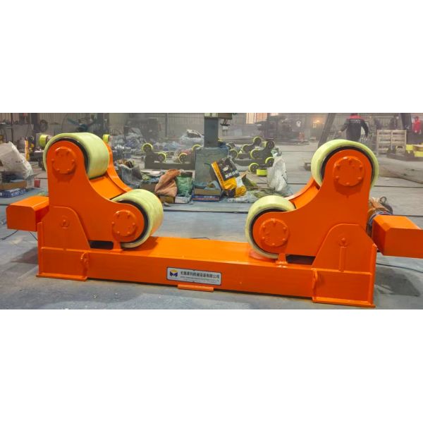 60T Adjustable Welding Rotator Heavy Duty  Polyurethane Roller For Pipe Cylinder Welding