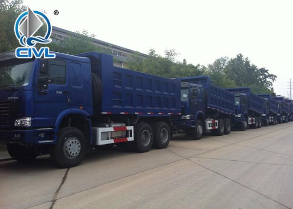 new Howo 6x4 18m3 Heavy Duty Dump Truck Tipper 336hp/371hp , Left Hand Drive Blue Color  Heavy Duty Dumper