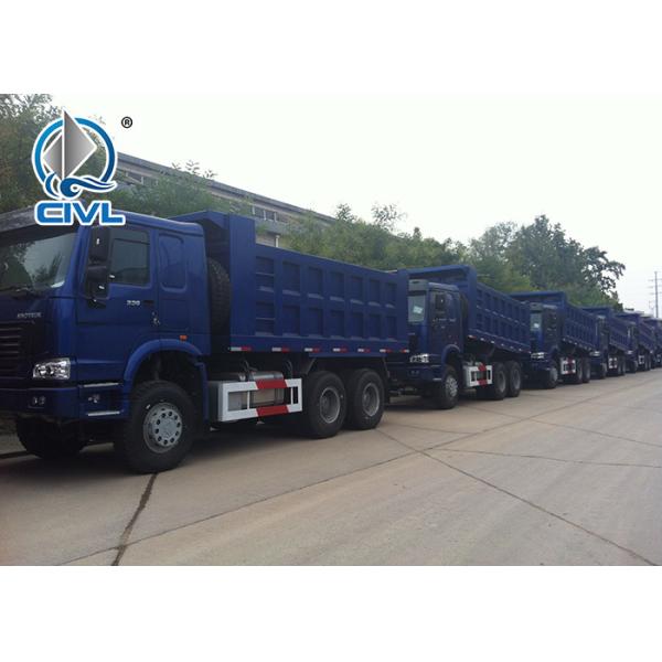 new Howo 6x4 18m3 Heavy Duty Dump Truck Tipper 336hp/371hp , Left Hand Drive Blue Color Heavy Duty Dumper