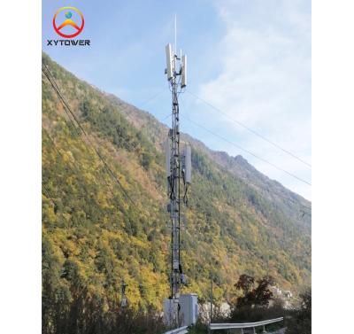 5g Antenna Mast Telecom Rooftop Monopole Tower