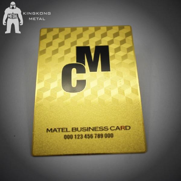 Gold Membership VIP Metal Business Card VIP Card Made By Stainless Steel CR80