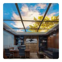 24 polegadas 2x2 6060 40W Smart Natural Light LED Painel Dimmable Embedded Ceiling Light Blue Sky