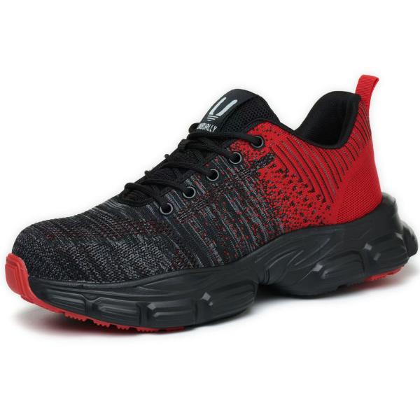 Zapatos de seguridad para exteriores ligeros Antiperforación Respiradores Zapatos de pie de acero respiratorios