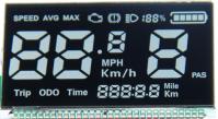 Moniteur LCD à 7 segments Instrumentation Module LCD BTN VA Affichage LCD à vue complète Panneau d'instruments automobile