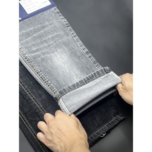7.3oz Pure Cotton Denim Deep Black Lightweight Cotton Denim 57" - 58" For Summer
