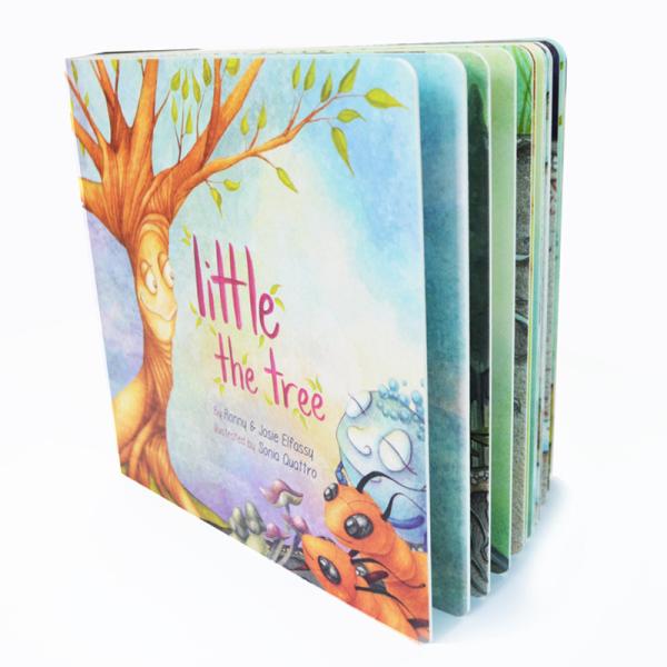 Preschool Paper Printing Services Children's Board Books with Round Corner