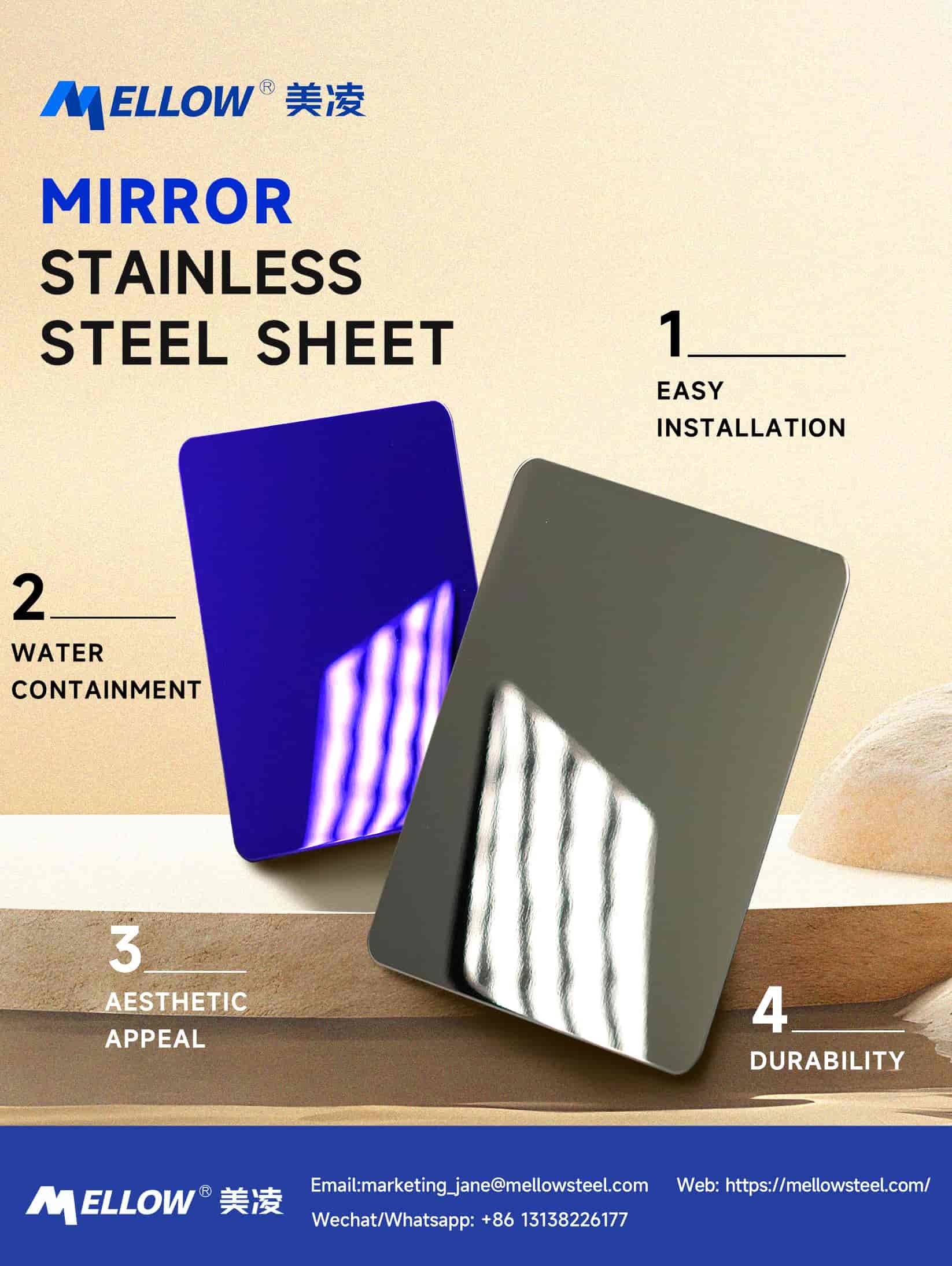 8K Mirror Finish Black Titanium Colored Stainless Steel Sheet 201 304 316 430 ODM