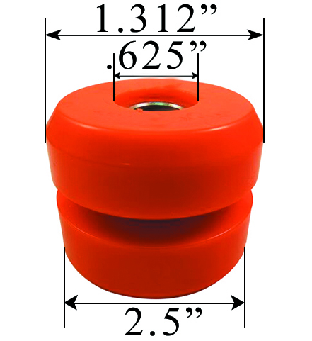Втулка 08-110130 радиатора держателя  20QL295M частей тележки полиуретана запасная резиновая