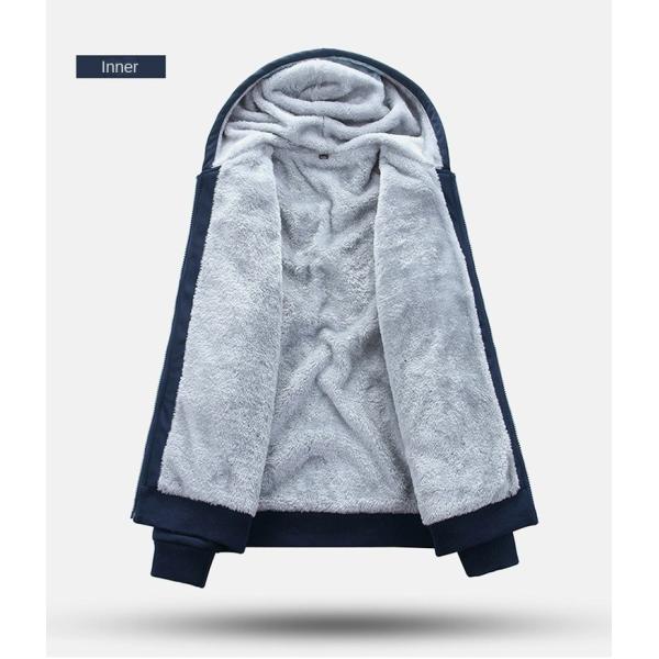 Thickened Hooded Sweatshirt and Portable Track Suit for Men's Outdoor Activities