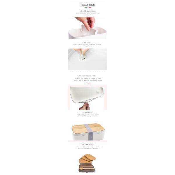 Brotdose mit Trennwand Kinder Kunsstoff and BPA Free Lunch Box with Movable Divider