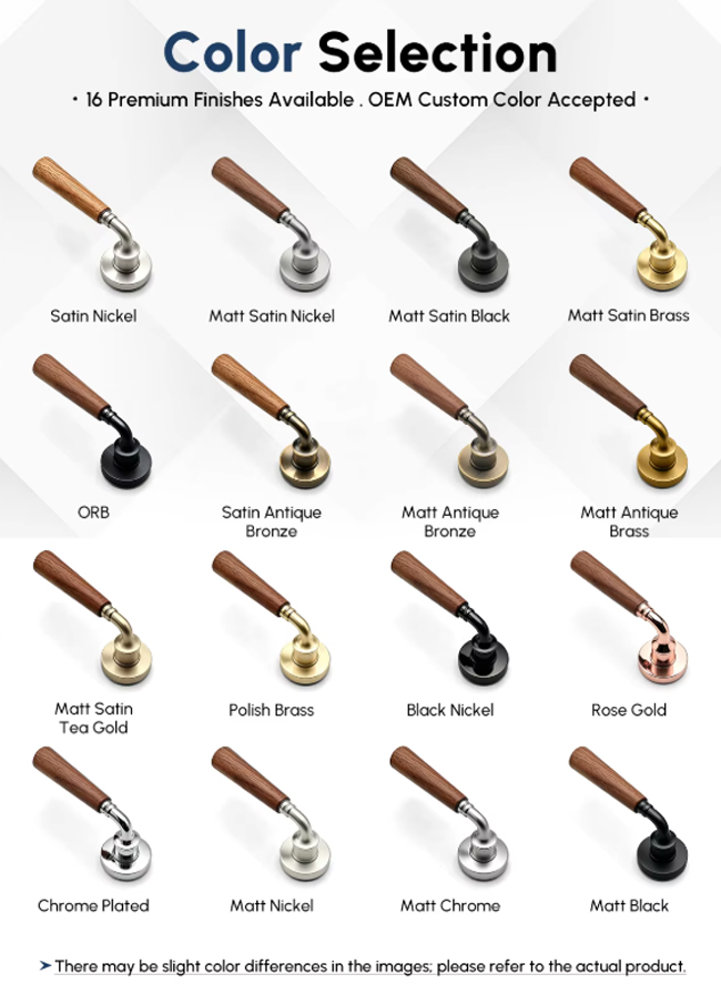Cost-Effective Modern Matte Zinc Alloy Door Lever Handle for Apartment & Hotel Interior Doors