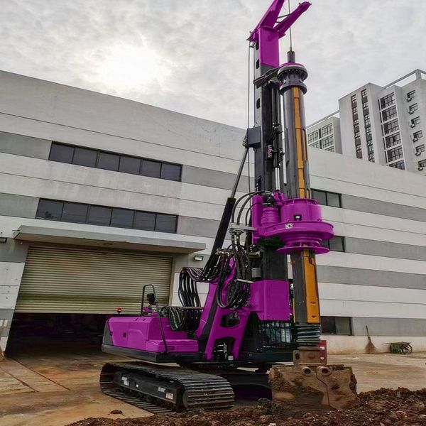 Portable Rotary Drilling Rig Table Slewing Angle 360°  Building Piles Rotary Borehole Drilling Machine