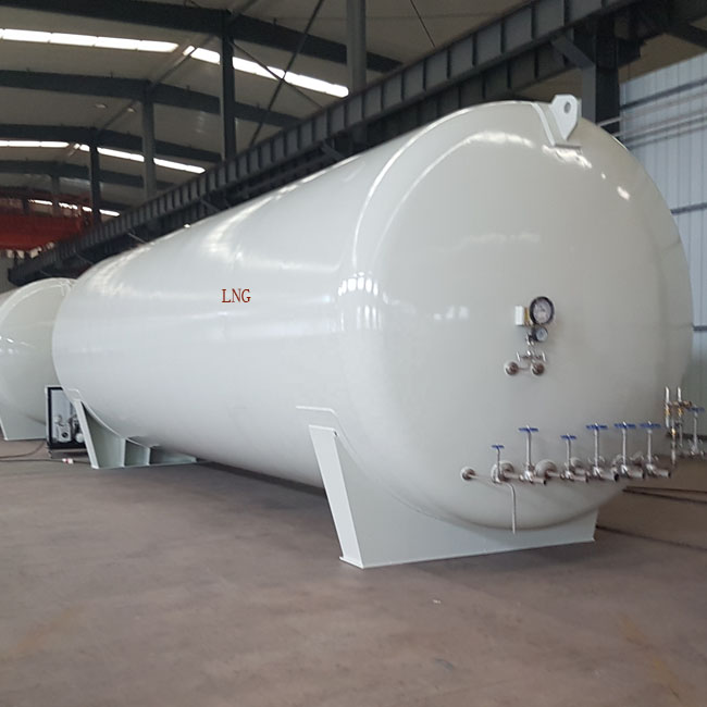 Горизонтальная криогенная нержавеющая сталь бака для хранения 20m3 0.8mpa