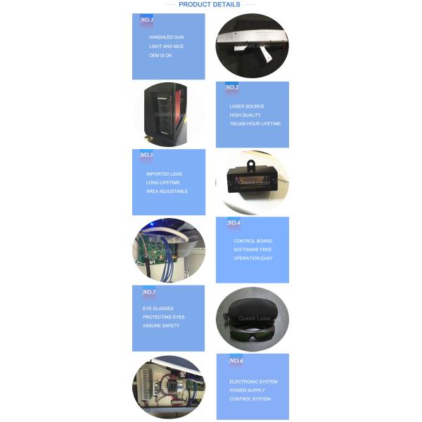 Очищая машина лазера 200W Lazer ручная очищая для удаления ржавчины