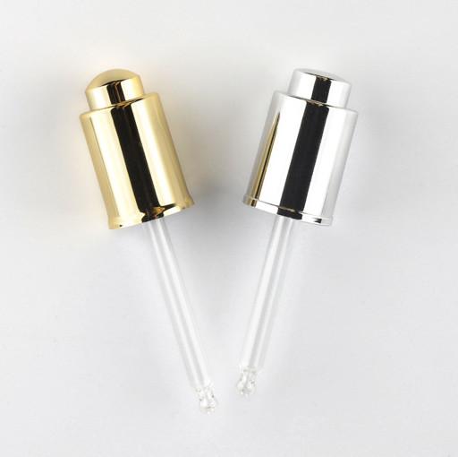 Anodized Pressing Dropper Glass Refined Oil Glass Liquid Dropper Glue Head