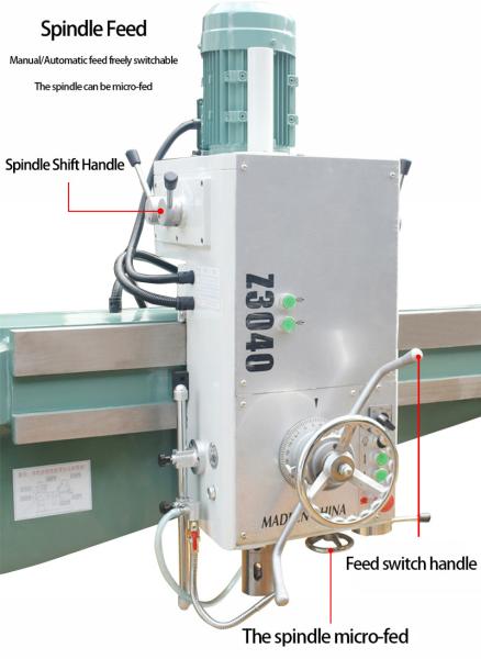 Z3040*10D Máquina de perfuração radial Bloqueio hidráulico Máquina de perfuração radial de metal vertical