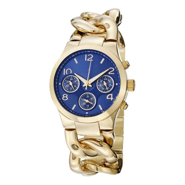 Water Reisistant Unisex Cowboy Link Women Wrist Watch , Rose Gold Watches For Women