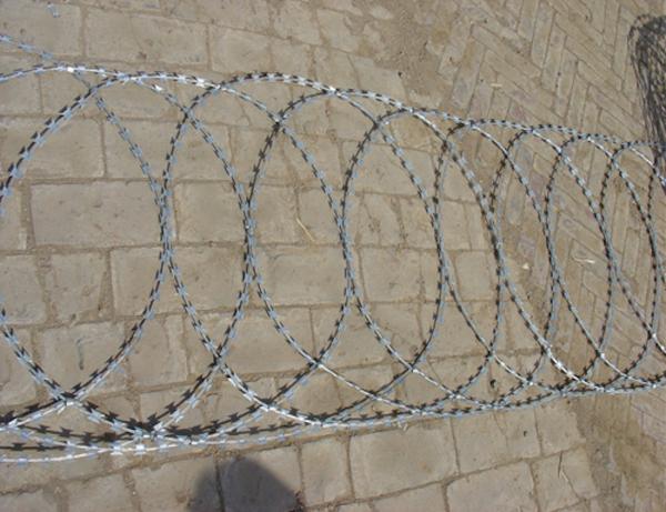 Stainless Steel Razor Barbed Wire Straight Razor Blade Barbed Wire Grass Green