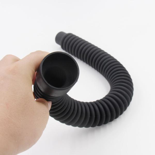 Durable Black Silicone Hose Pipe Multipurpose Nontoxic Practical
