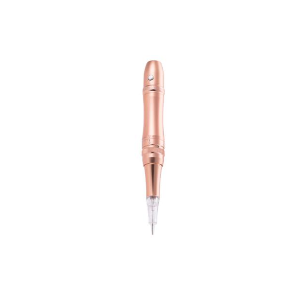 Aluminium Alloy Beauty Makeup Tattoo Rotary Pen 7.3V 7F Gold Color