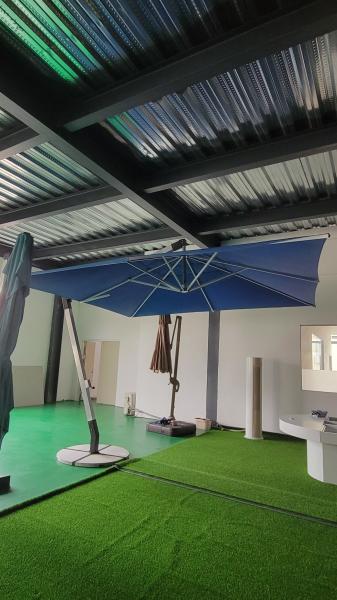 Hot Selling Deluxe New Style Hanging Patio Garden Outdoor Roman Umbrella