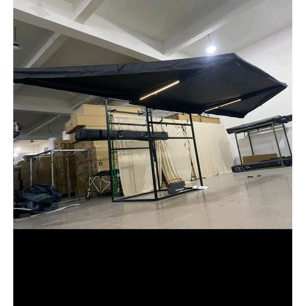 Double Layer Waterproof Free Standing 600D Car Side Annex Room Awning Freestanding Large 180 Degree Awning with Wall