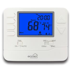24Vデジタル2熱/1冷房ルームヒートポンプサーモスタット（デュアル電源）