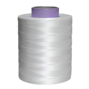 High Strength 100% Polyester Sewing Thread White 2000D*2 Low Shrinkage