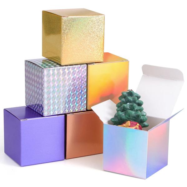 Colorful Foldable Paper Boxes Eco Friendly Custom Candy Boxes With Logo