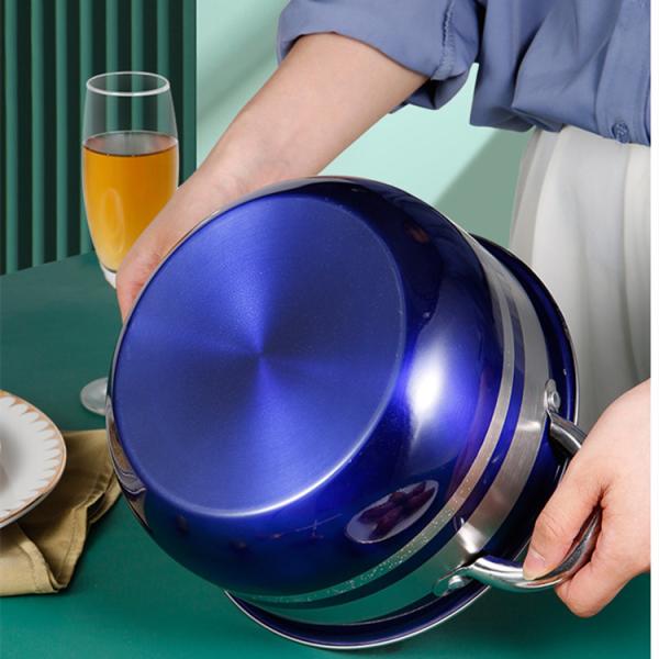 Kitchen Cookware Sets Non Stick Colorful Stainless Steel Sets Cooking Pots