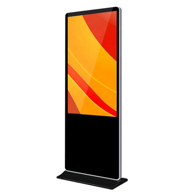 Пол киоска экрана касания 55 дюймов стоя игрок рекламы андроида Lcd