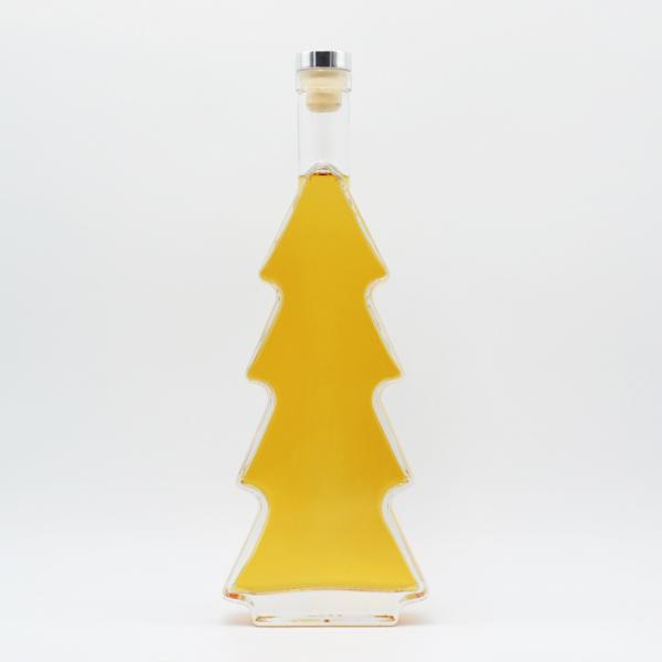 Collar Material Super Flint Material 700ml Empty Clear Alcohol Rum Whisky Spirit Vodka Glass Bottle for Liquor