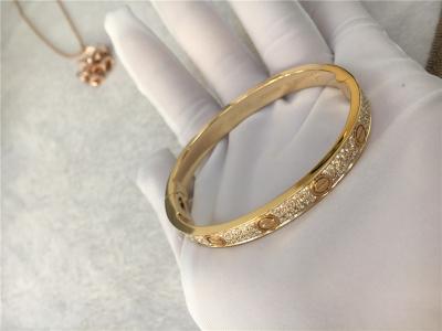 joia luxuosa ajustada do diamante do ouro 18K amarelo com 2 quilates de diamantes NENHUMA pedra preciosa