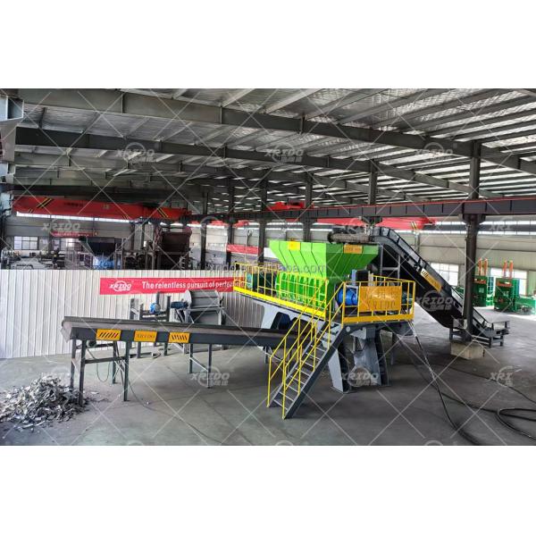 Car Wheel Aluminum Shredder 22000Kg/Hour Car Body Shredder Machine Metal