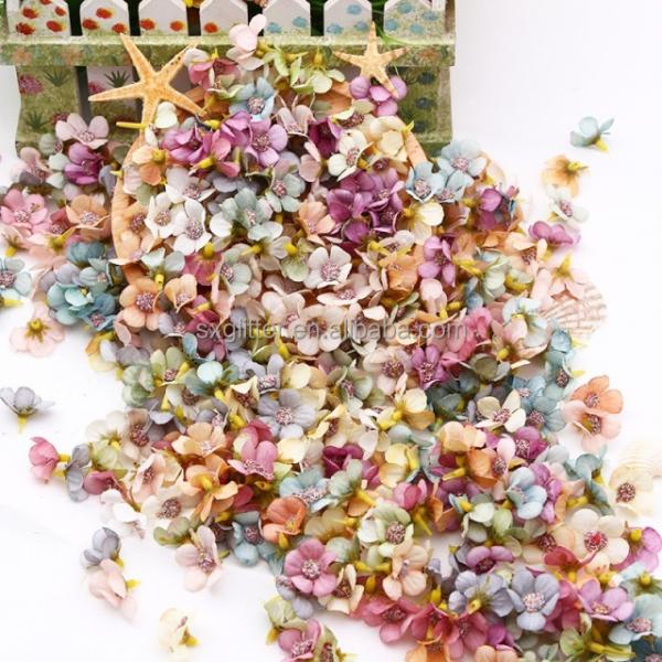 Graduation Cap Decor Mini Daisy Flowers Fashionable Silk Rose Flower Heads for Wedding Party Home Decoration